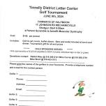 Letter Carrier Tinnelly District MDA Golf Tournament