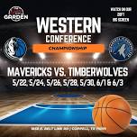 Western Championship: Mavs Vs. Timbervolves