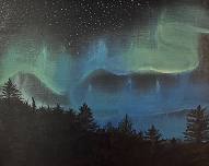 Paint and Sip - Northern Lights