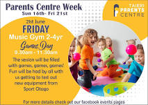 Parents Centre Week - Music Gym with Games