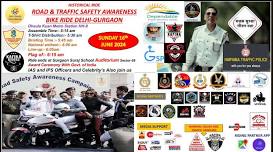 Road & Traffic Safety Awareness Bike Ride Delhi - Gurgaon