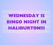 Wednesday Bingo in Haliburton