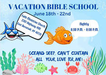 Vacation Bible School: Explore the Deep love of Jesus!