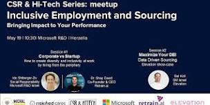 CSR & Hi-Tech Series: meetup | Inclusive employment and sourcing