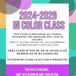 2024-2026 In Color Class