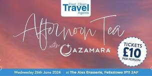 Afternoon Tea with Azamara Cruises