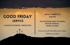 Good Friday Worship Service