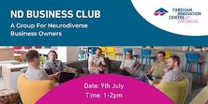 ND Business Club: A Group Neurodiverse Business Owners