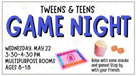 Tweens & Teens Game Night