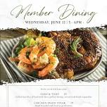 Wednesday Member Dining