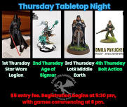 Tabletop Event Thursdays