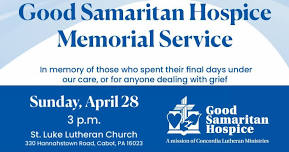 Good Samaritan Hospice Memorial Service (Cabot, PA)