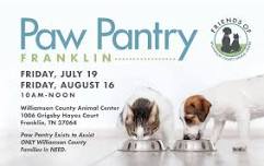 WCAC Paw Pantry - Franklin