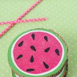 Howland Green Library: Watermelon Coasters