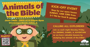 Animals of the Bible Adventure Week!