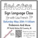 Sign language Continuation class with Lisa French