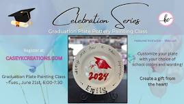 Graduation Plate Painting Class, Tues., June 21st, 6:00-7:30