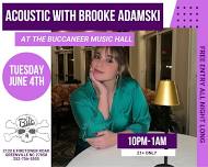 Acoustic Night with Brooke Adamski 