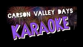 Karaoke on the Big Stage at Carson Valley Days!