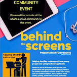 Important Community Event: Behind The Screens