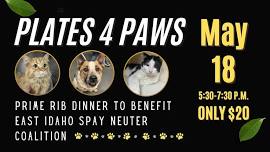 Plates 4 Paws - a fundraiser for East ID Spay & Neuter Coalition