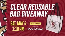 Clear Reusable Bag Giveaway