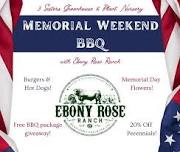 Memorial Weekend BBQ with Grass-Fed Beef from Ebony Rose Ranch!