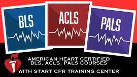 BLS/ACLS/PALS American Heart Renewal course for Healthcare Providers