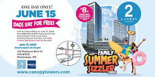 Canopy Towers Family Summer Sizzler Event - June 15 in Mississauga