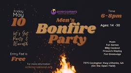 Young Men Bonfire Party