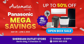  Panasonic Mega Savings | Up to 50% OFF 