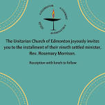 Installation Of UCE's Ninth Minister, Rev. Rosemary Morrison