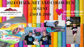 2024 North Ogden Chalk Art Festival, 5k Color Run and 10K Run