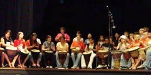 Weekly hand drumming classes for adults and teens near Harrisonburg, Virginia