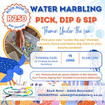 Water Marbling - Pick, Dip & Sip - Under the Sea Themed