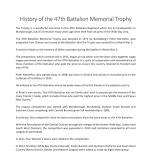 47th Battalion Memorial Trophy 2024