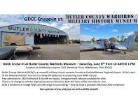 Greater Dayton Corvette Club Cruise-In at Bulter County Warbirds Museum