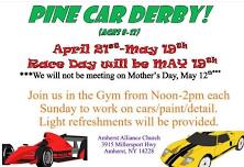 Amherst Alliance Church Pine Car Derby 2024