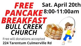 FREE PANCAKE & SAUSAGE BREAKFAST