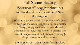 Sound Healing Session/Gong Meditation, Buntingford, Herts