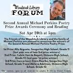 Library Forum: Second Annual Michael Perkins Poetry Prize Awards Ceremony and Reading