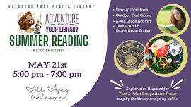 Summer Reading Kick Off Night