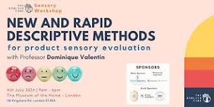 Workshop – New and Rapid Descriptive Methods for Product Sensory Evaluation