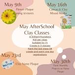 Afterschool Clay Flower Plaque