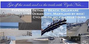 Bethany Beach, Delaware to Ocean City, MD - Smart-Guided Selfie Cycle Tour