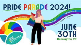 PRIDE Parade 2024 in Bennington VT w/ the Shires Young Professionals