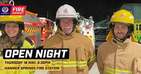 Hanmer Springs Volunteer Fire Brigade Open Night