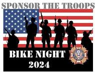 Sponsor the Troops - First Bike Night! May 21