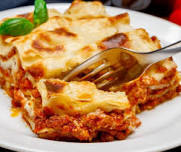 Lunch - Lasagna & Garlic Bread