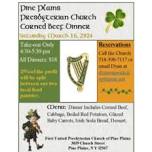 Pine Plains Presbyterian Church Corned Beef Dinner